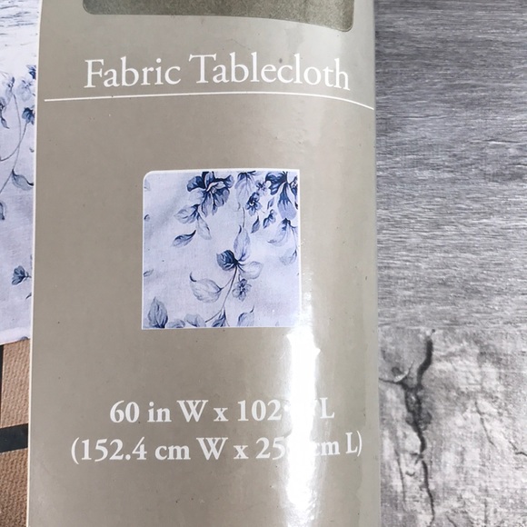 SHABBY CHIC Fabric Tablecloth 60x102 - Picture 4 of 5